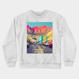 World travel fly to Cape town South Africa ,Brafdesign Crewneck Sweatshirt